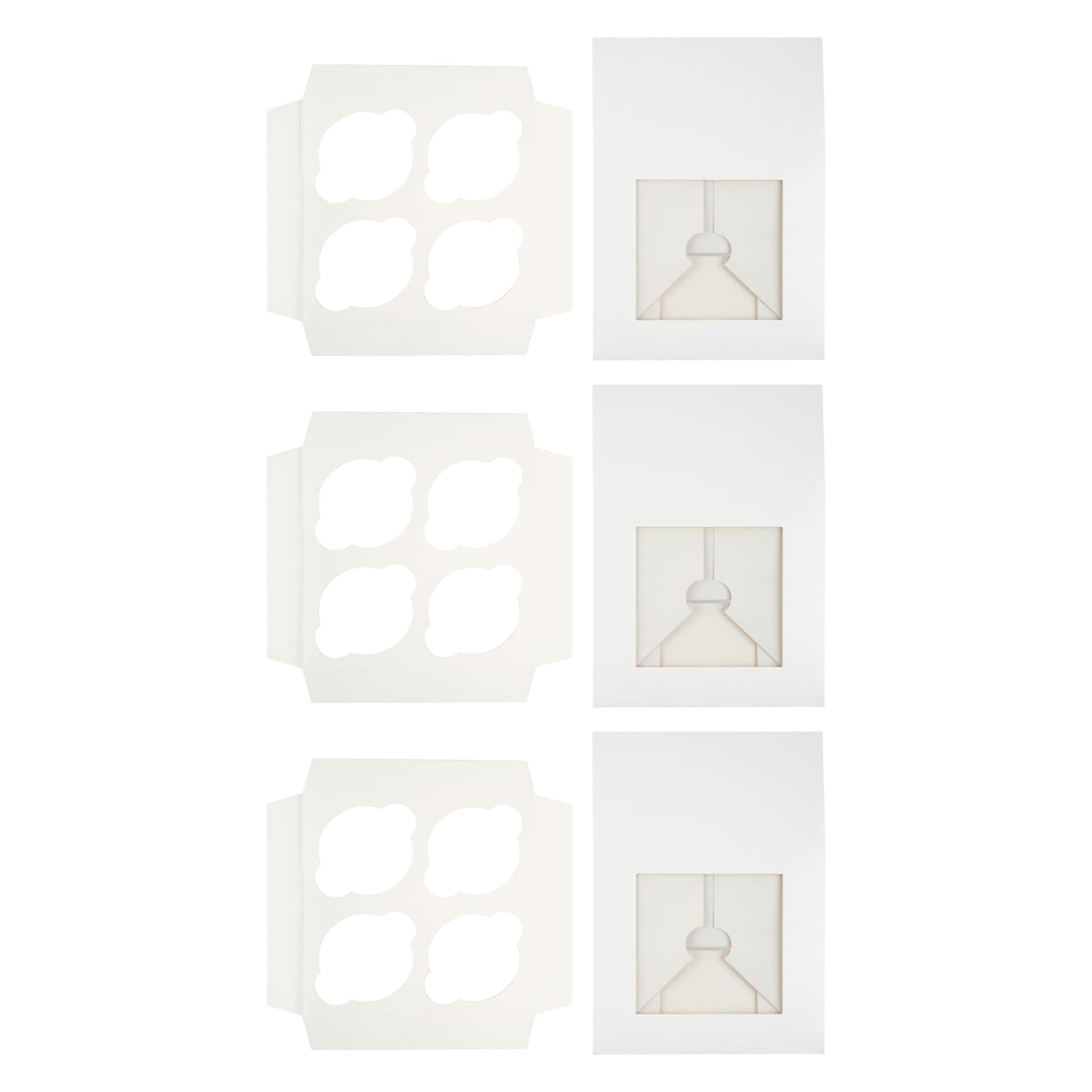 Window Cupcake Boxes by Makery®, 3ct.